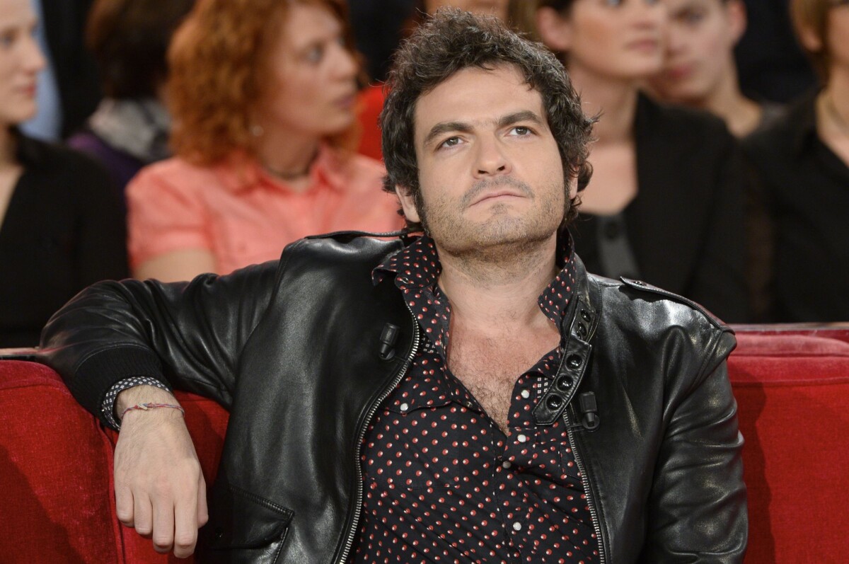 Photo : Le chanteur M (Mathieu Chedid) lors de l'enregistrement de l ...