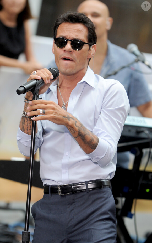 Marc Anthony à New York. Le 23 juillet 2013.
