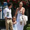Jennifer Lopez et son ex-mari Marc Anthony vont chercher leur fille Emme à l'école à Los Angeles, le 19 juin 2013.