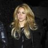 Shakira aux funerailles d'Irene Vazquez Romero, la femme de son représentant juridique et ex-ministre espagnol José Maria Michavila, à Madrid, le 27 novembre 2013.