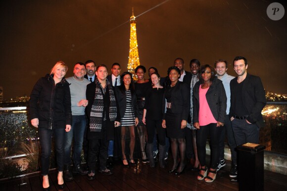 Dîner de gala en soutien à All4kids et Sports Sans Frontières au Shangri-La Hotel le 20 novembre 2013 à Paris.