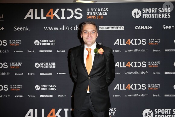 Jérôme Scher le 20 novembre 2013 à Paris au dîner de gala en soutien à All4kids et Sports Sans Frontières au Shangri-La Hotel.