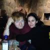 Ed Sheeran et Courteney Cox en novembre 2013.
