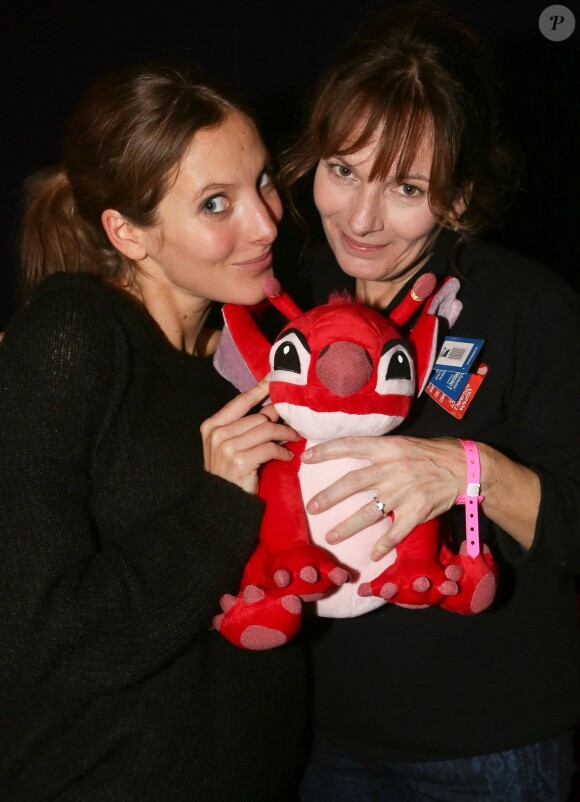 Elodie Varlet, Cécilia Hornus - Soirée pour la journée de l'association ELA pour fêter Noël à Disneyland Paris, le 30 novembre 2013.