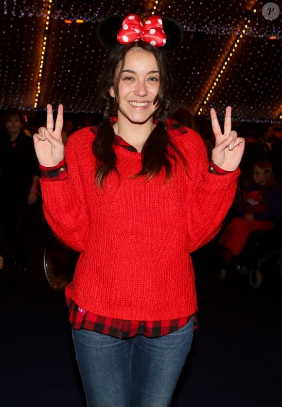 Coline D'Inca - Soirée pour la journée de l'association ELA pour fêter Noël à Disneyland Paris, le 30 novembre 2013.
