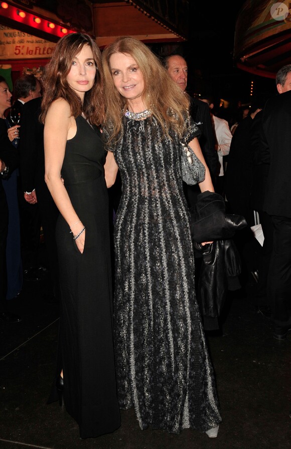 Anne Parillaud et Cyrielle Clair au gala de la Fondation Mimi le 30 novembre 2013. 