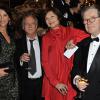 Linda Hardy, Daniel Colas, Macha Meril et Jacques Perot au gala de la Fondation Mimi le 30 novembre 2013. 