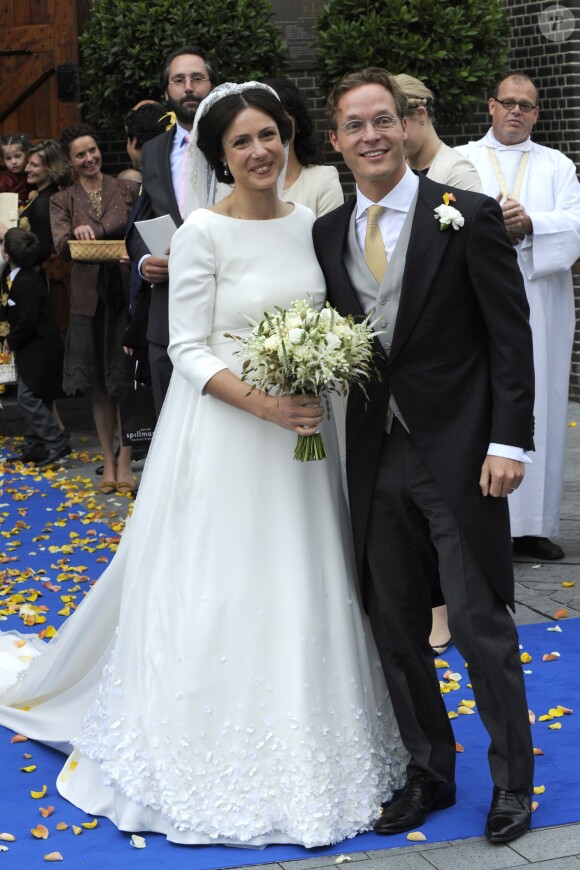 Mariage du prince Jaime de Bourbon-Parme et de Viktoria Cservenyak le 5 octobre 2013 à Apeldoorn.