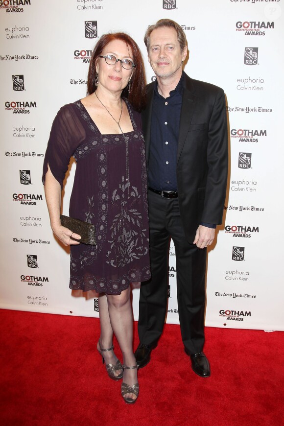Jo Andres et Steve Buscemi lors de la 23 cérémonie des Gotham Independent Film Awards à New York le 2 décembre 2013.