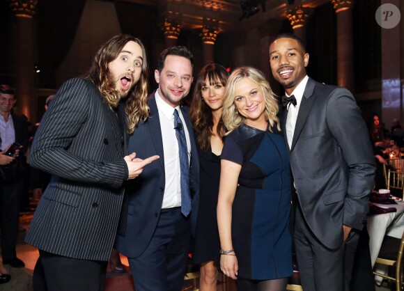 Jared Leto, Nick Kroll, Rashida Jones, Amy Poehler et Michael B. Jordan lors de la 23 cérémonie des Gotham Independent Film Awards à New York le 2 décembre 2013.