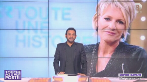 Cyril Hanouna a tenté de caser Sophie Davant et Jean-Michel Maire dans "Touche pas à mon poste", mardi 3 décembre 2013.