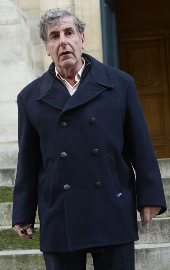 Bernard Menez lors de l'hommage au cinéaste Georges Lautner, organisé à Paris en l'église Saint-Roch le 5 décembre 2013