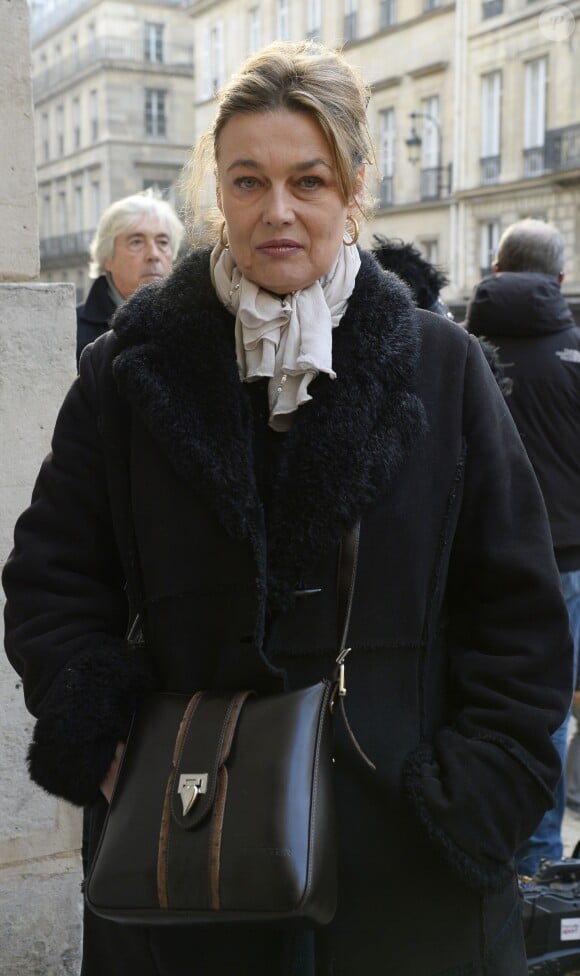 Patricia Barzyc lors de l'hommage au cinéaste Georges Lautner, organisé à Paris en l'église Saint-Roch le 5 décembre 2013