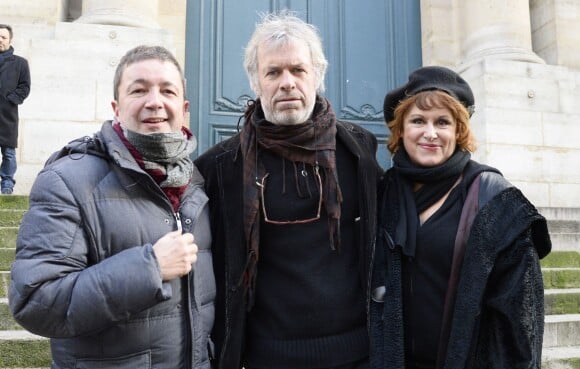 Frédéric Bouraly lors de l'hommage au cinéaste Georges Lautner, organisé à Paris en l'église Saint-Roch le 5 décembre 2013