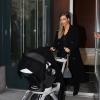 Kim Kardashian et sa fille North à New York, le 4 décembre 2013.