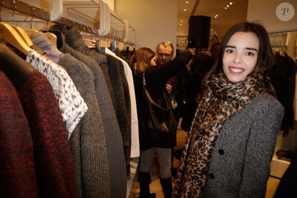Elodie Bouchez lors de l'inauguration d'une nouvelle boutique "Comptoir des Cotonniers" à Paris, le 5 décembre 2013.