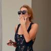 La starlette Lindsay Lohan en maillot de bain se détend chez des amis à Miami, le 5 décembre 2013.