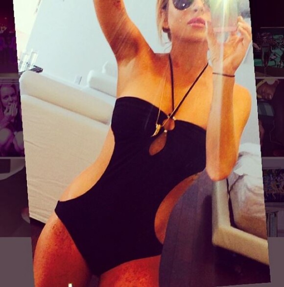 Lindsay Lohan en maillot de bain à Miami, le 5 décembre 2013.