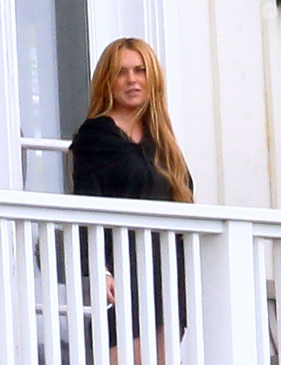 Lindsay Lohan au centre de desintoxication Cliffside Malibu, le 14 juin 2013.