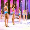 Les 5 finalistes de Miss France 2014 défilent sur le thème de Cendrillon lors de l'élection Miss France 2014 sur TF1 le samedi 7 décembre 2013