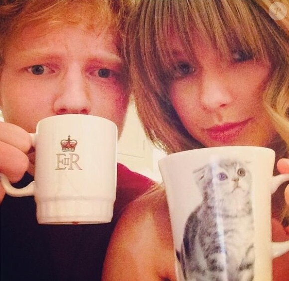 Taylor Swift : selfie cute avec son "ami" Ed Sheeran.