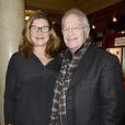 Bernard Murat et sa femme Zana Murat à la générale du nouveau spectacle de Francois-Xavier Demaison au Théâtre Edouard VII à Paris, le 10 décembre 2013.