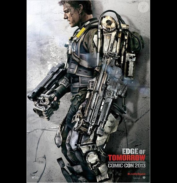 Affiche pour Tom Cruise dans Edge of Tomorrow.