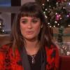 Lea Michele a livré sa première interview télé depuis la mort de son petit ami Cory Monteith à Ellen DeGeneres, le 11 décembre 2013.