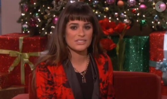 Lea Michele s'est confié sur la mort de son petit ami Cory Monteith sur le plateau d'Ellen DeGeneres, le 11 décembre 2013.