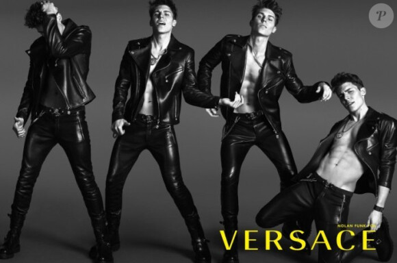 Le Canadien Nolan Gerard Funk, nouvel ambassadeur pour la collection printemps/été 2014 de Versace.