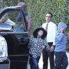 Exclusif – Seal se rend au restaurant Cecconi's avec ses enfants. Los Angeles, le 14 décembre 2013.