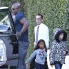 Exclusif – Seal se rend au restaurant Cecconi's avec ses enfants. Los Angeles, le 14 décembre 2013.