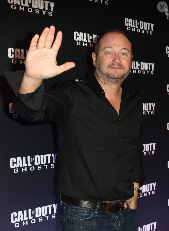 Sébastien Cauet lors de la soirée de lancement du jeu "Call of Duty Ghost" au Palais de Tokyo à Paris le 4 novembre 2013.