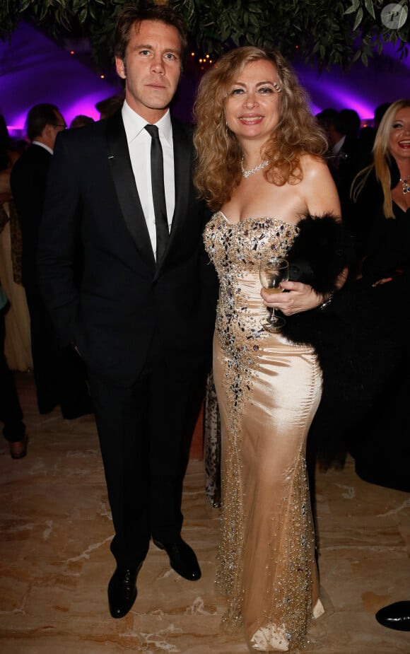 Le prince Emmanuel-Philibert de Savoie et Annie Jolec lors de la soirée The Best Awards 2013 de Massimo Gargia aux Salons Hoche à Paris le 16 décembre 2013