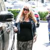 Jessica Simpson, enceinte, à Calabasas, Los Angeles, le 6 avril 2013.