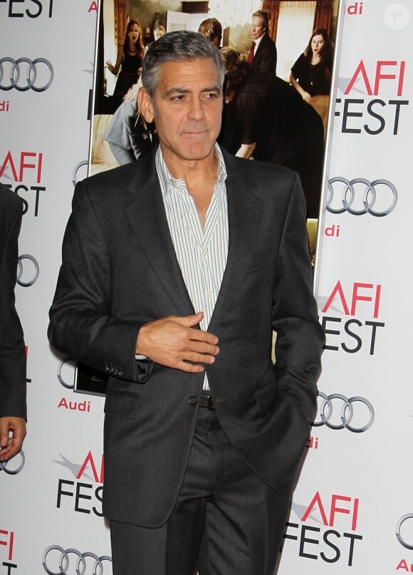 George Clooney lors de la première du film Un été à Osage County le 8 nvoembre 2013