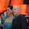 Bruce Willis et sa femme Emma Heming lors de la présentation du film Red 2 à Londres le 22 juillet 2013