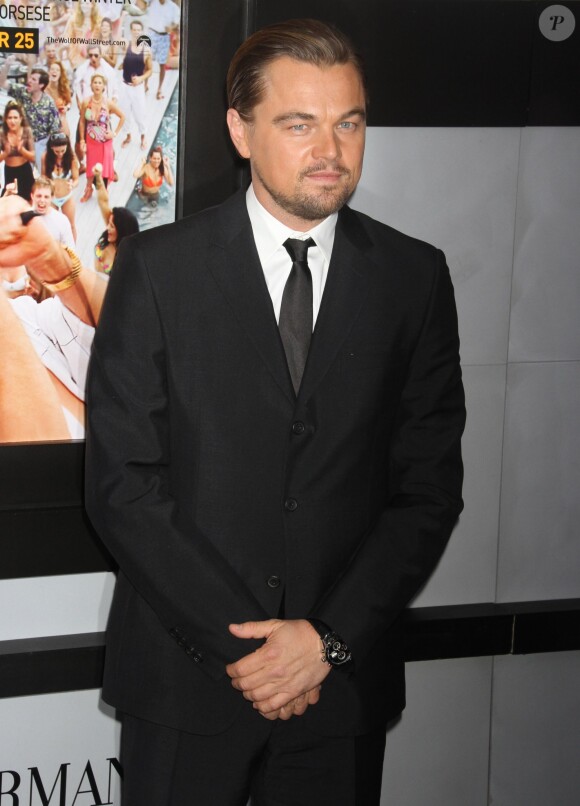 Leonardo DiCaprio lors de la première du film Le Loup de Wall Street à New York, le 17 décembre 2013.