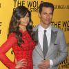 Matthew McConaughey et sa femme Camila Alves lors de la première du film Le Loup de Wall Street à New York, le 17 décembre 2013.