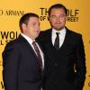 Jonah Hill et Leonardo DiCaprio à la première du Loup de Wall Street à New York, le 147 décembre 2013.