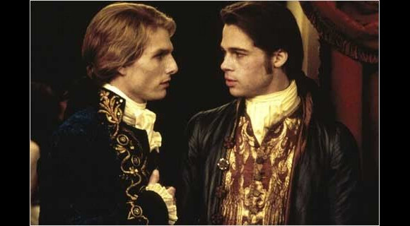 Tom Cruise et Brad Pitt dans Entretien avec un vampire (1994)