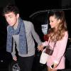 Ariana Grande et son petit ami Nathan Sykes à Londres, le 7 novembre 2013.