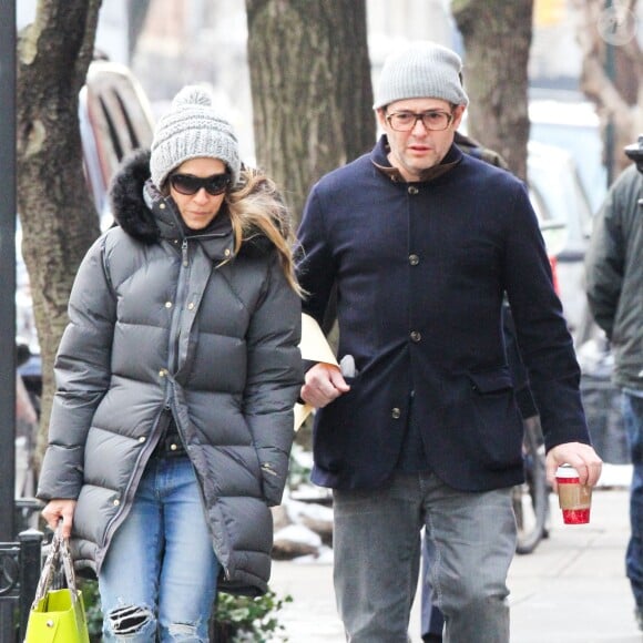 Sarah Jessica Parker et Matthew Broderick vont faire des courses à New York, le 19 décembre 2013.
