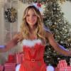 La divine Candice Swanepoel déguisée en Mère Noël pour le Noël 2012 de Victoria's Secret