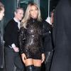 Beyoncé Knowles, sexy à son arrivée à l'Ecole des arts visuels de New York pour fêter la sortie de son nouvel album, Beyoncé. Le 21/12/2013
