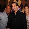 Jennifer Lopez fête son Premios Juventud Award avec Casper Smart et Benny Medina chez W Lounge à Miami, le 18 juillet 2013.
