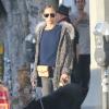 Exclusif - Nicole Richie et Joel Madden en pleine séance de shopping à West Hollywood en compagnie de leur chien Los Angeles, le 27 décembre 2013.