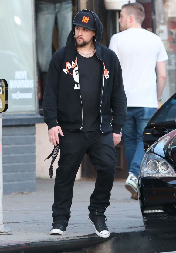 Exclusif - Nicole Richie et Joel Madden dans les rues de West Hollywood, le 27 décembre 2013.