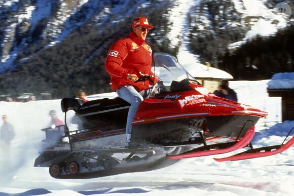 Michael Schumacher lors de vacances en Italie