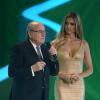 Fernanda Lima et Sepp Blatter lors du tirage au sort de la Coupe du monde à Bahia, le 6 décembre 2013